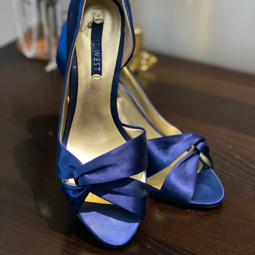 Blue heels
